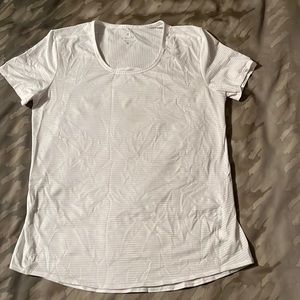 Athleta Sheer White Tee